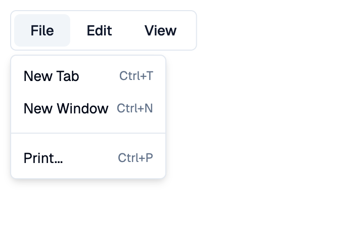 Menubar